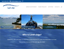 Tablet Screenshot of landsedge.com.au